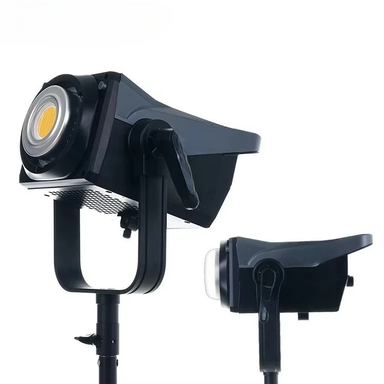 Professional Level High Power Adjustable Aluminum Housing 200w COB Led Camera Photographic Light