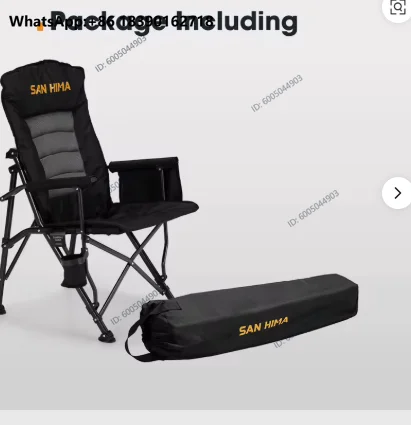 St. Mark Easy Set Portable Outdoor Travel Comfortable Adjustable Folding Camping Chair Picnic Fishing Beach Chair