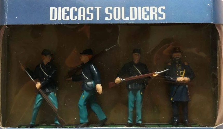 

1/32 alloy figure model toy american-mexico soldier 4pcs/set