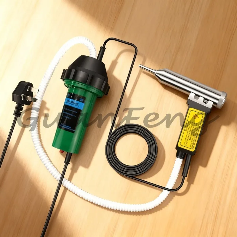 Split Type Temperature Adjustable 220V High Power Plastic Welding, Hot Air Welder for Car Bumper, PP Plastic, Floor & Water Tank