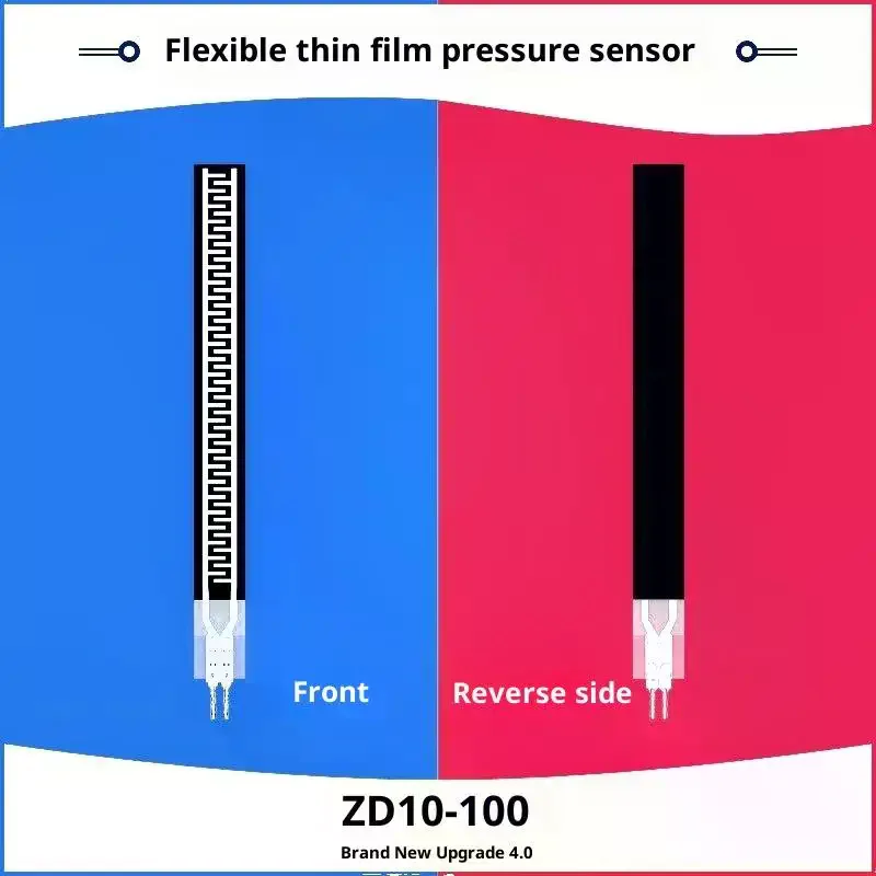 1pc ZD10-100 500g High-precision and High-sensitivity Force Sensor Resistance Type Flexible Thin Film Pressure Sensor
