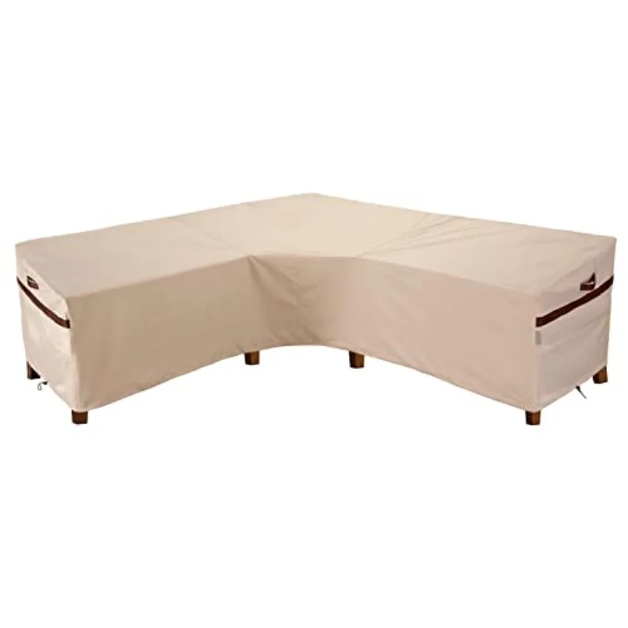 

Patio V-Shaped Sectional Lounge Set Cover Waterproof 90''W 31/26''H Outdoor Sofa Furniture Covers