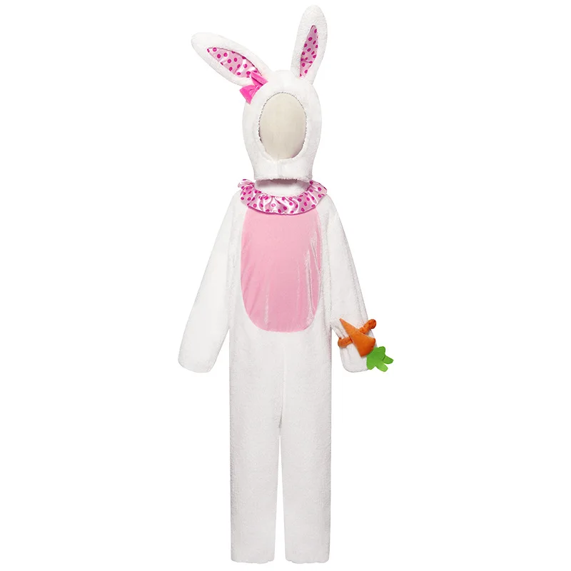 

Easter Animal Jumpsuit With Hood Enfant Pink Bunny Onesie Enfants Rabbit Carnival Halloween Costume New Arrival 2026