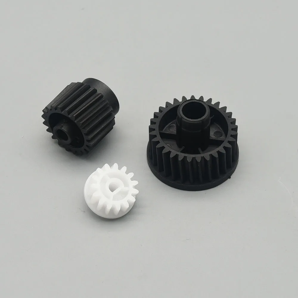 1 Juego de rodillos de presión inferior y kit de engranajes de transmisión del fusor 15T 20T 29T para HP M521 M521dn M525 GR-M525-20T RU6-8293-000