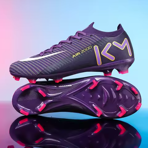 Men Soccer Shoes Cleats Resistant Match Football Field Boots Non Slip Grass Society Training Professional Women Football Shoes