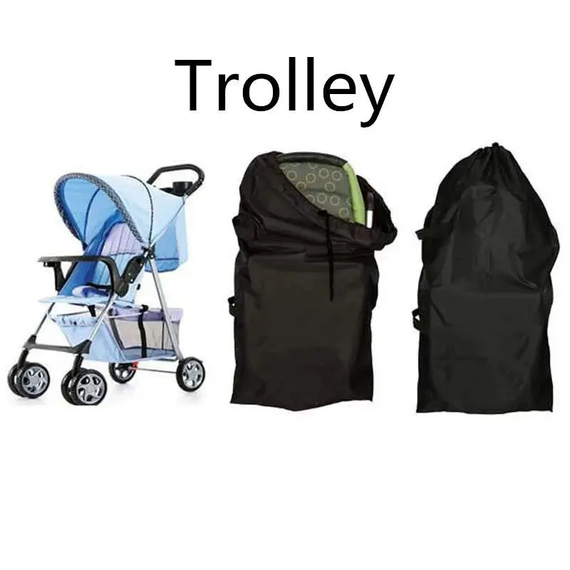 

Simple Solid Color Baby Stroller Storage Bag Travel Portable Baby Stroller Dust-proof Storage Bag Baby Stroller Shipping Bag