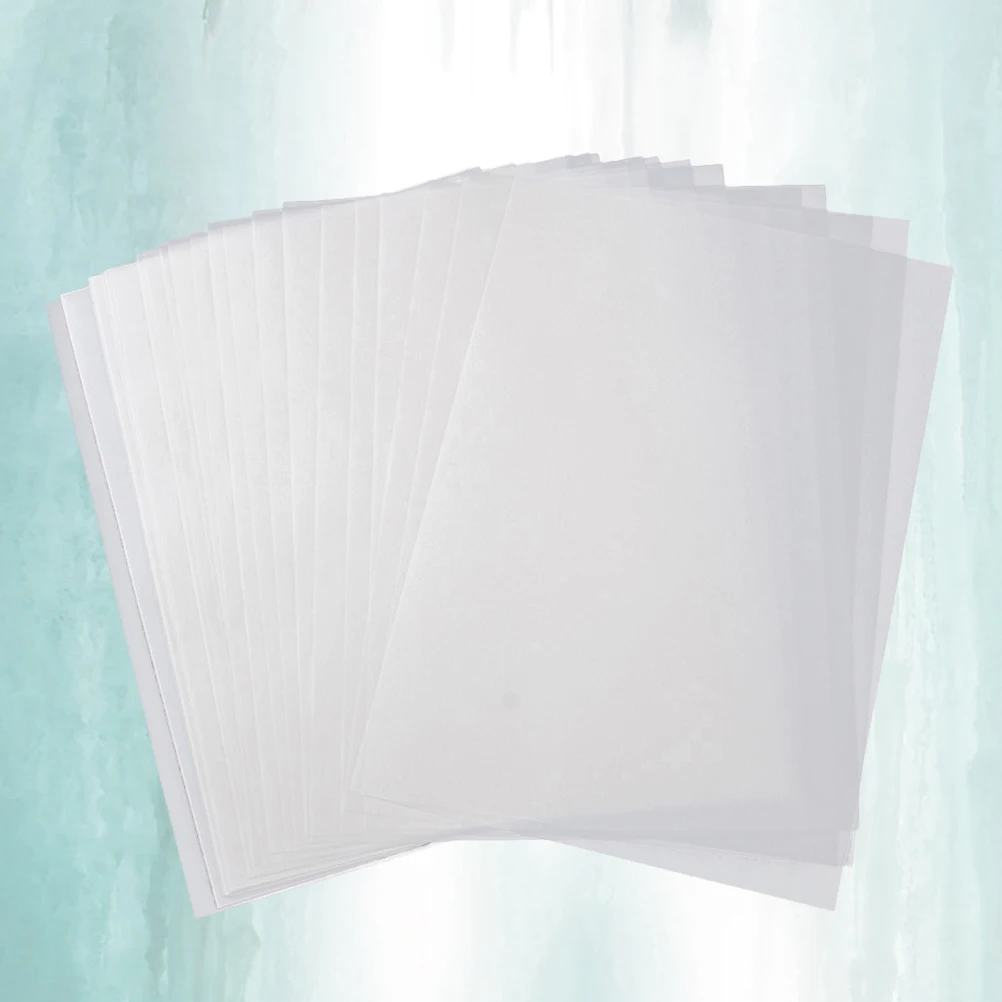 

100 Pcs Tracing Paper Sets Translucent Fade Resistant Engineering Drawing Copy Sulfur Paper Millimeter Transparent