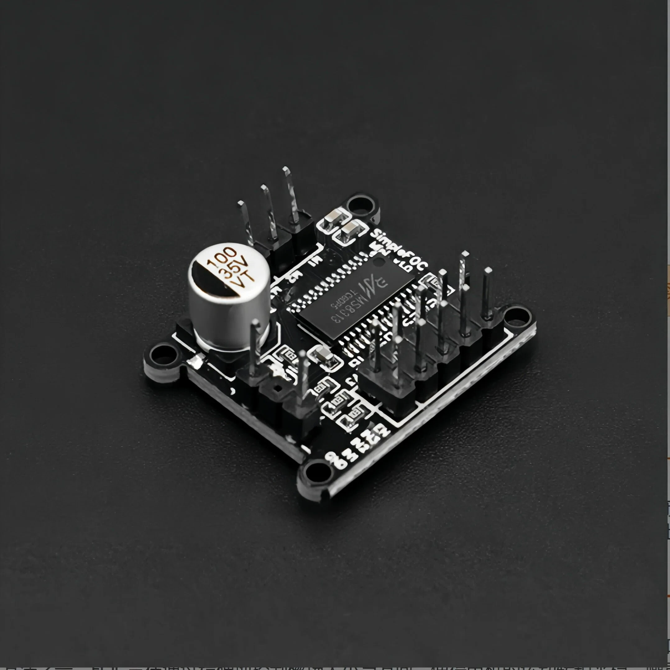 SimpleFOCmini BLDC Motor Driver Board 8-30V 2.5A FOC Control for Arduino ESP32 Raspberry Pi