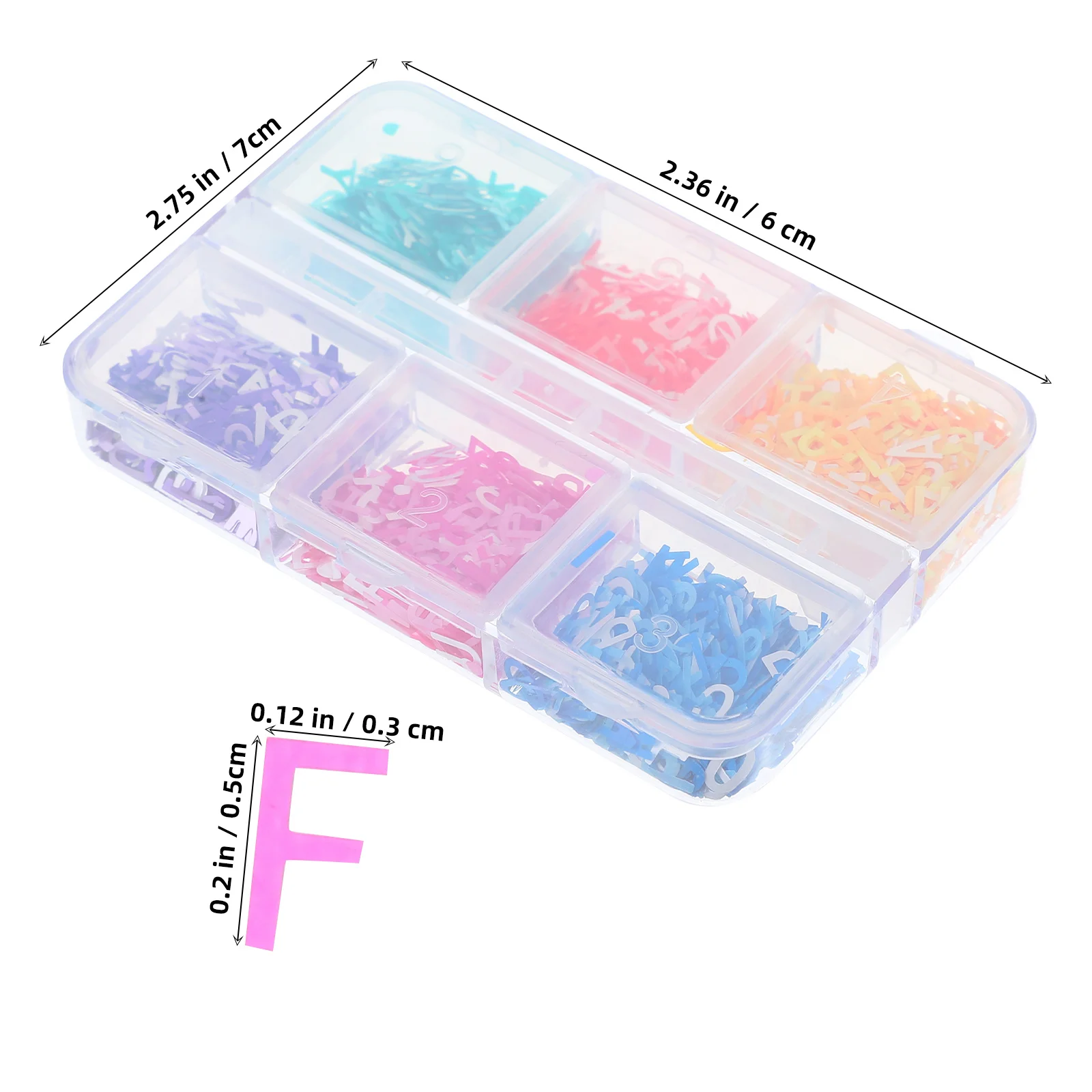 1 Box Letter Nail Sequins Nail Art Decoration Shiny Glitter Charms for DIY Manicure Party Wedding Makeup Letter Charms for Nails