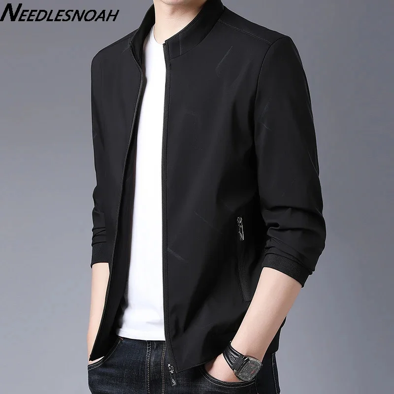 

NEEDLESNOAH Quality High Men's Jackets Men New Casual Coats Spring Regular Slim Coat for Male Wholesale