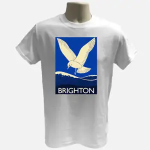 Brighton inspired T-shirt - seaside Tee - vintage  - unisex   Tees High Quality 100%Cotton Short Sleeve