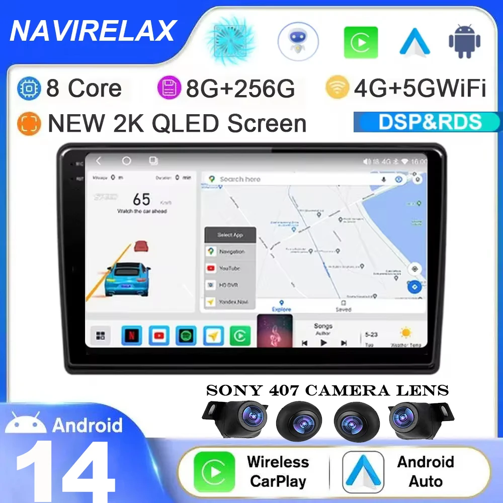 

Android 13 Carplay For GAZ Gazelle Next 2013-2021 Car Radio Multimedia Video Player GPS Navigation Navi Autoradio WIFI+4G BT DSP