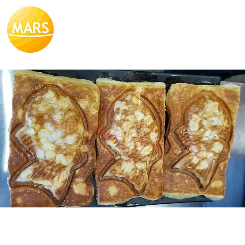 Fabricante de bolo de peixe taiyaki elétrica máquina de alta qualidade não-vara de peixe-estilo waffle fabricantes cone baker