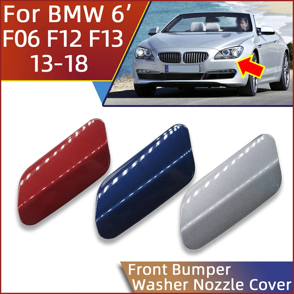 

Автозапчасти, крышка сопла омывателя фар для BMW F06 F12 F13 6 Series 2012-2018, крышка распылителя, отделка омывателя, струйная окраска