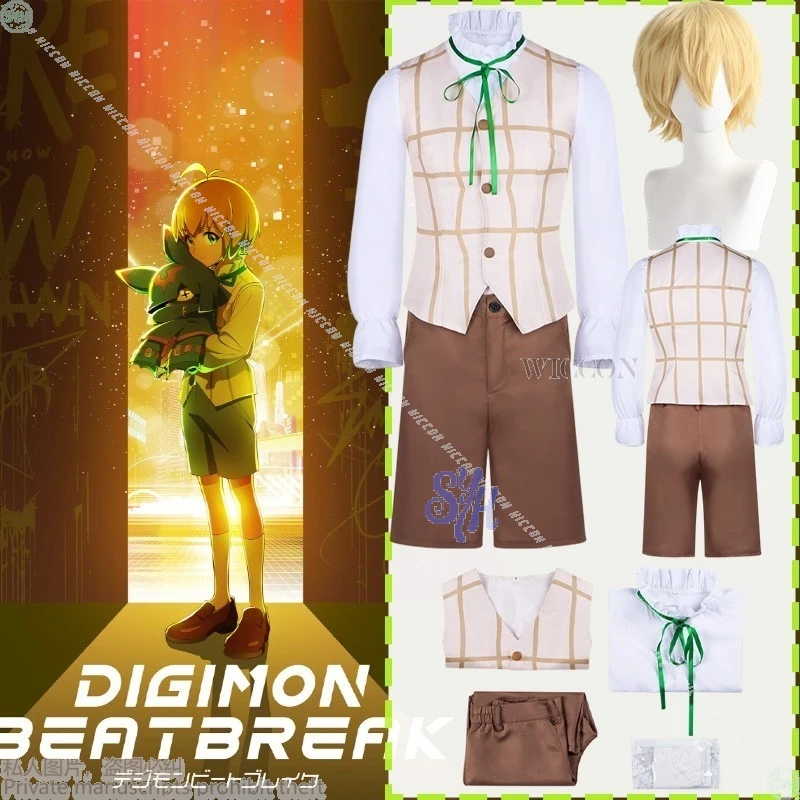 Makoto Kuonji تأثيري Kawaii DK القوطي منقوشة سترة خضراء التعادل رمادي السراويل الزي المدرسي هالوين عيد الميلاد