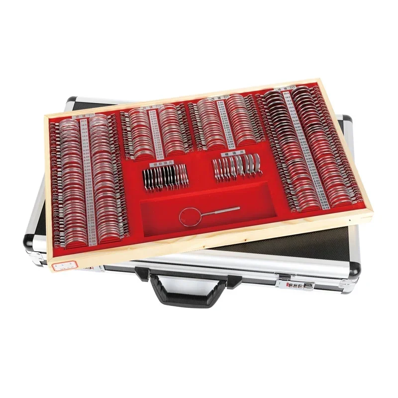 Professional Optometry Equipment Ophthalmic Eyeht Testing Box Optical Trial Lens Sets