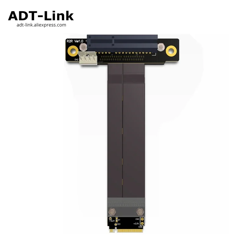 

PCIe 4 Riser Card X4 Gen3.0 to M.2 NGFF NVMe Key M Extender Cable 20CM 30CM 60CM - 32Gbps PCI Express Adapter