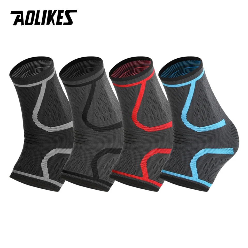 AOLIKES 1PCS Ankle Brace for Women & Men,Ankle Support Sleeve & Ankle Wrap - Compression Ankle Brace for Sprained Ankle