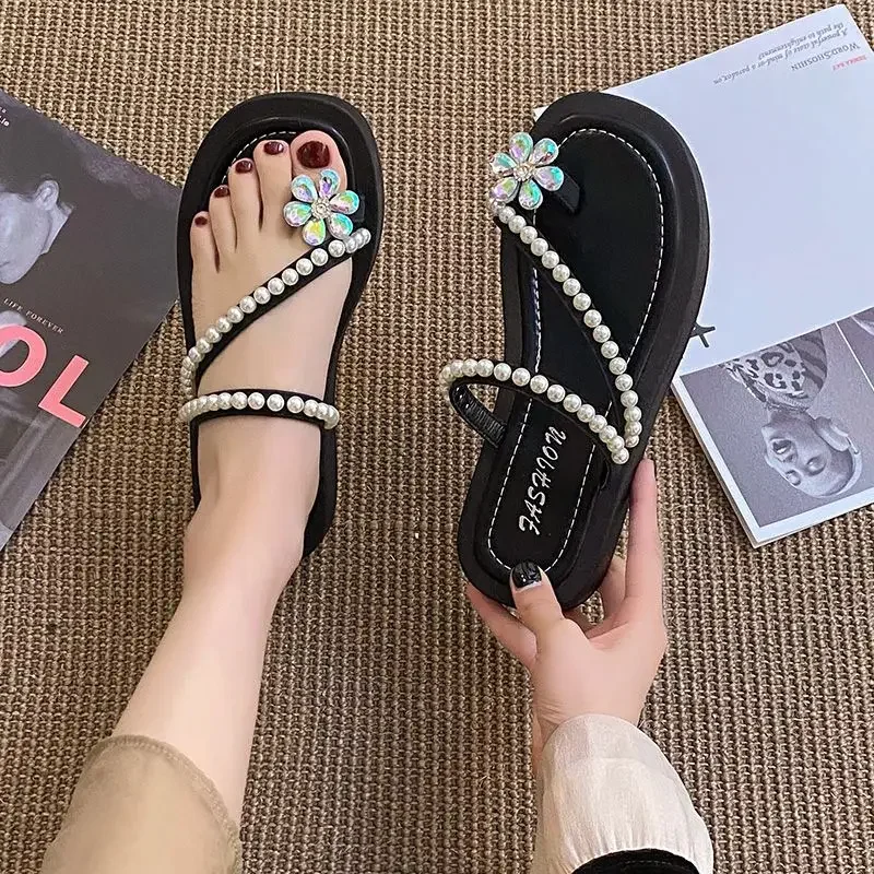 

Мягкие женские тапочки на открытом воздухе, шлепанцы, новая коллекция, сандалии 2024, летние сандалии H, распродажа, обувь небольшого размера для женщин