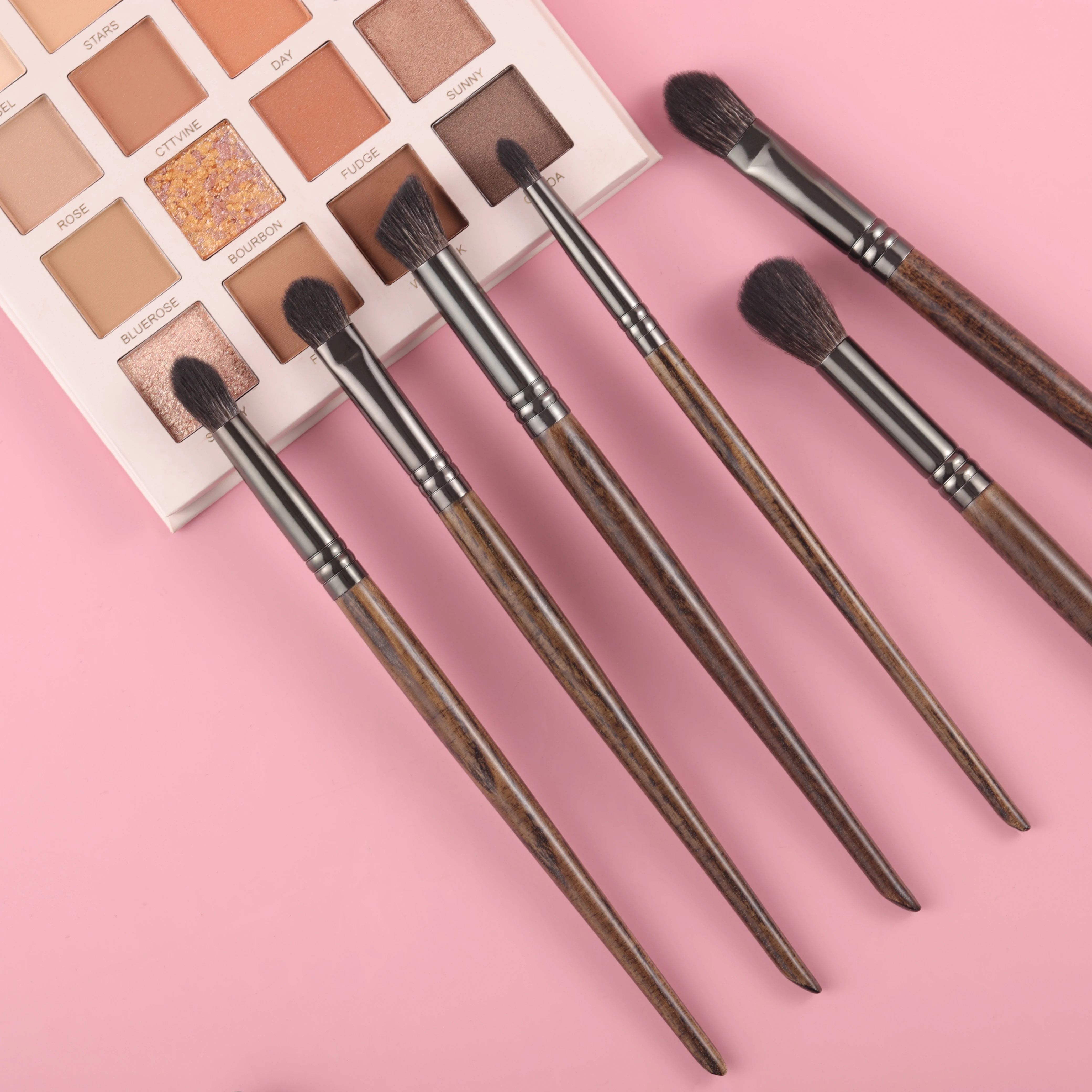 OVW Professional Makeup Brushes Set Natural Goat Hair Cosmetics Eyeshadow Powder Concealer Highlight Diffuse Brush Set