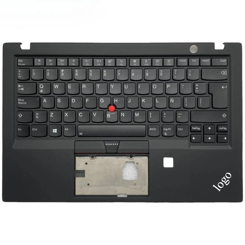 

LAS Latin Spanish Black Keyboard Upper Case Palmrest Shell Cover For Lenovo Thinkpad X1 Carbon 5th Gen5 G5 01LX523 01LV316 01LX5