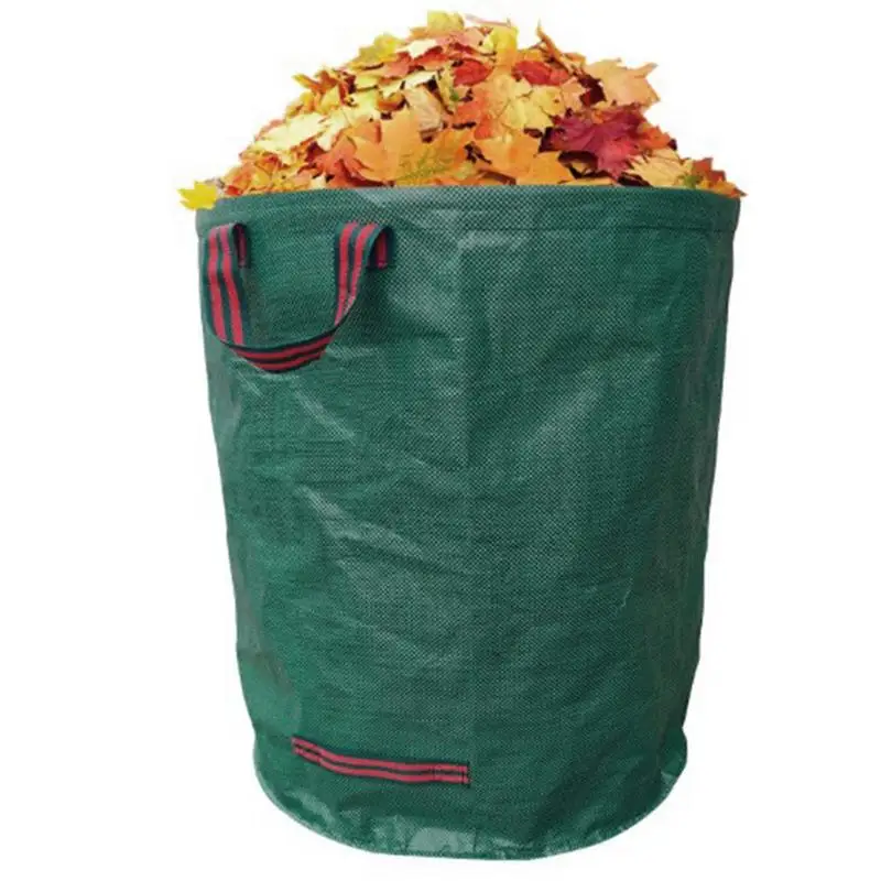 Reusable Garden Waste Bags 200L Large Capacity Lawn Bags Foldable Reusable Yard Waste Bags for Outdoor Debris Leaves Grass