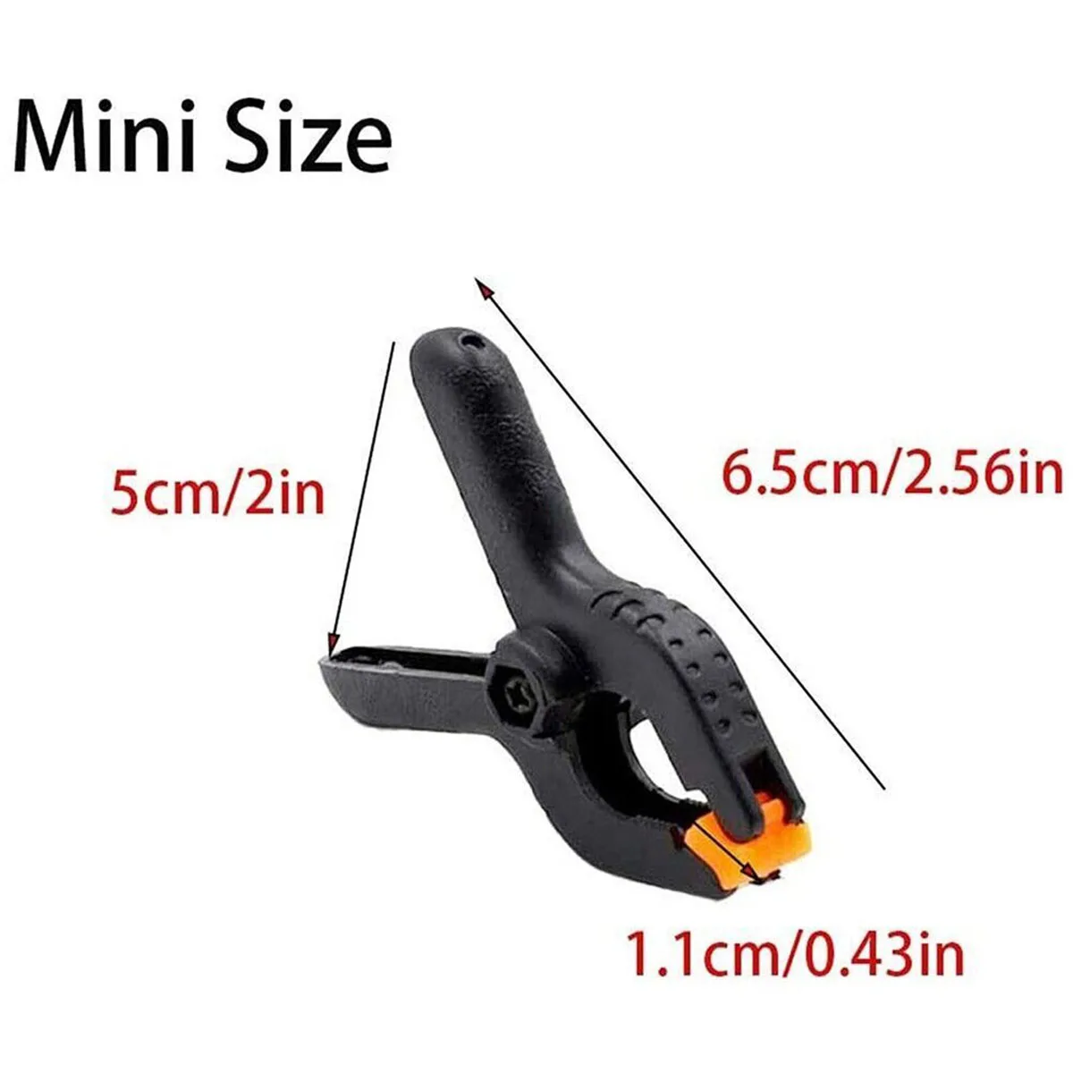 1/5/10/20Pc 2inch Plastic Nylon Clamps Adjustable Woodworking Clip DIY Wood Working Tool Spring Clips Carpentry Crafts Outillage