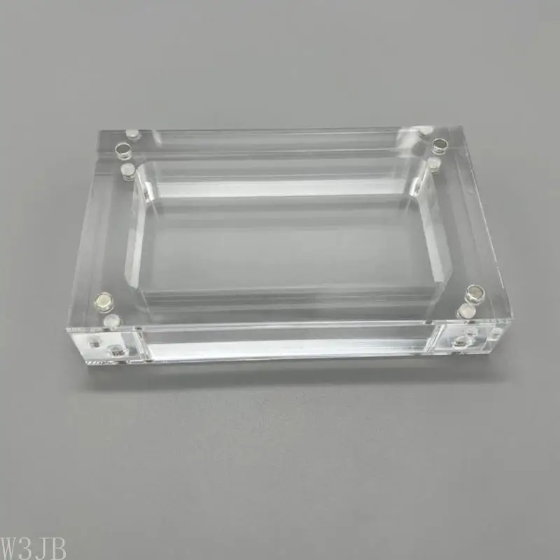 W3JB Schützende Hartschalen-Spielekonsole, hochtransparente Acryl-Aufbewahrungsbox für – Detail 4