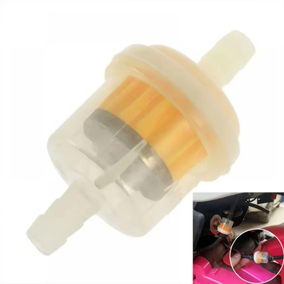 5pc Universal Motorcycle Petrol Gas Fuel Oil Filter For Moped Scooter Dirt Bike ATV Go Kart Gasoline Filter With Magnet