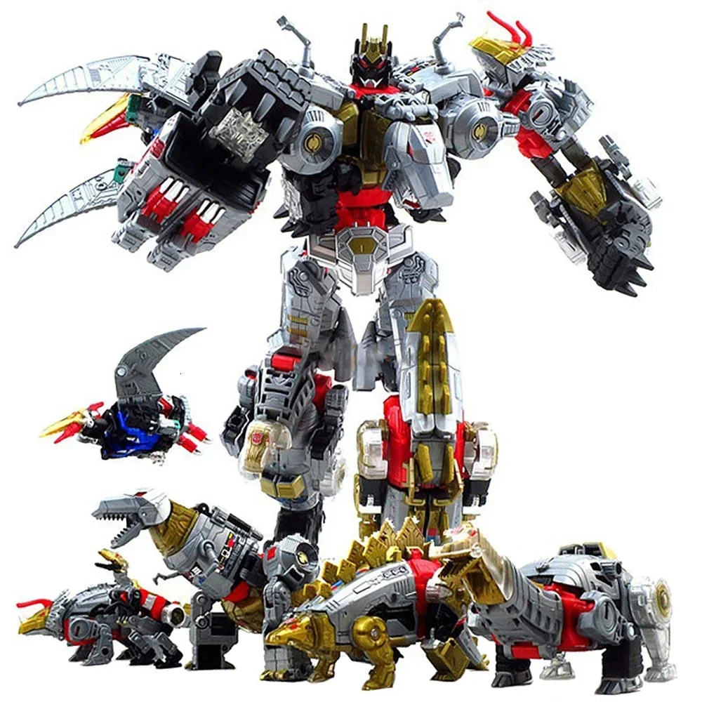 

BMB BPF G1 Transformation Action Figure Dinoking Volcanicus Grimlock Slag Sludge Snarl Swoop Slash Dinobot 5IN1 Robot Toy