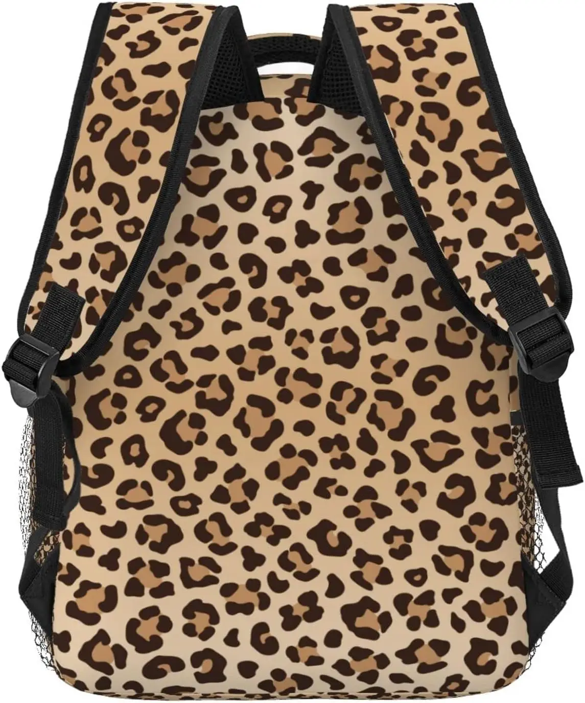 Leopard Backpack School Bag For Students Teens Men Women Laptop Backpacks Travel Daypack Bag With Multiple Pockets