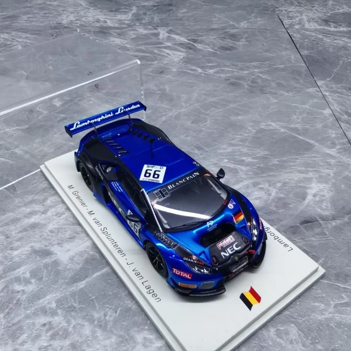 Spark 1/43 Lamborghini Huracan GT3 Attempto 2017 Resin Car Model