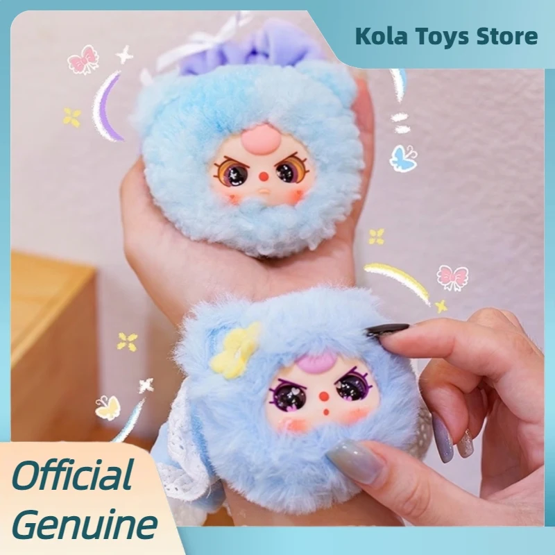 

Натуральная детская кольцо для волос с тремя цветками, серия Mystery Box Girl Kawai, кольцо для волос, кукла Baby, три слепых коробки, коллекционные игрушки, подарок на день рождения