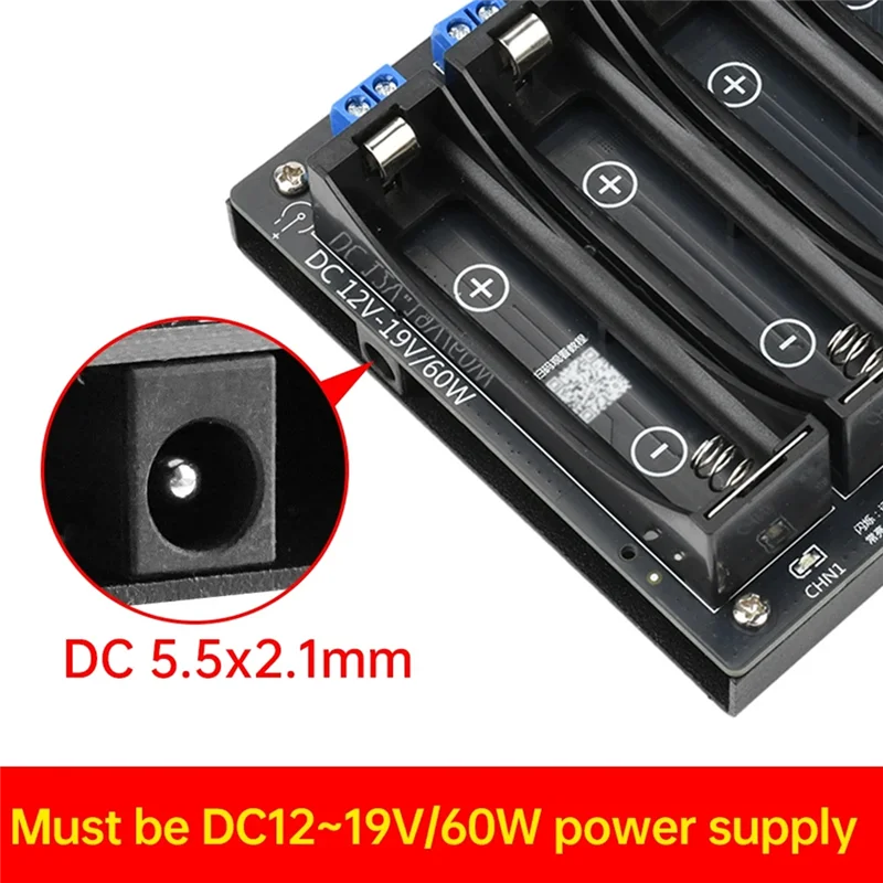 

AT05-New 8 Channel 18650 Battery Capacity Internal Resistance Tester DC 12-19V Automatic Charging&Discharging Module