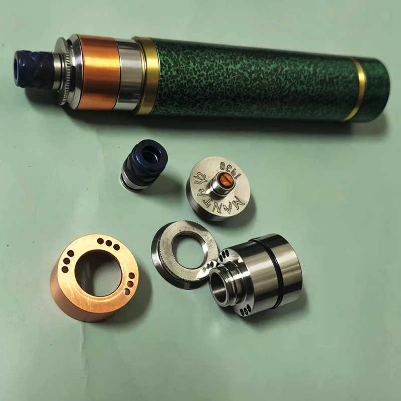 Ecalien kit mod 316SS 18650 Pil Mekanik mod VS Hellfire V6 Stratum V11 Drop Dead 4 V3 ORER 60W SBS Dekoratif aksesuarlar