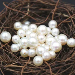 1pc Natural Freshwater Pearls Quality Near Round Half Hole Beads Used In Jewelry Making DIY Bracelet Necklace Jewelry Accessorie