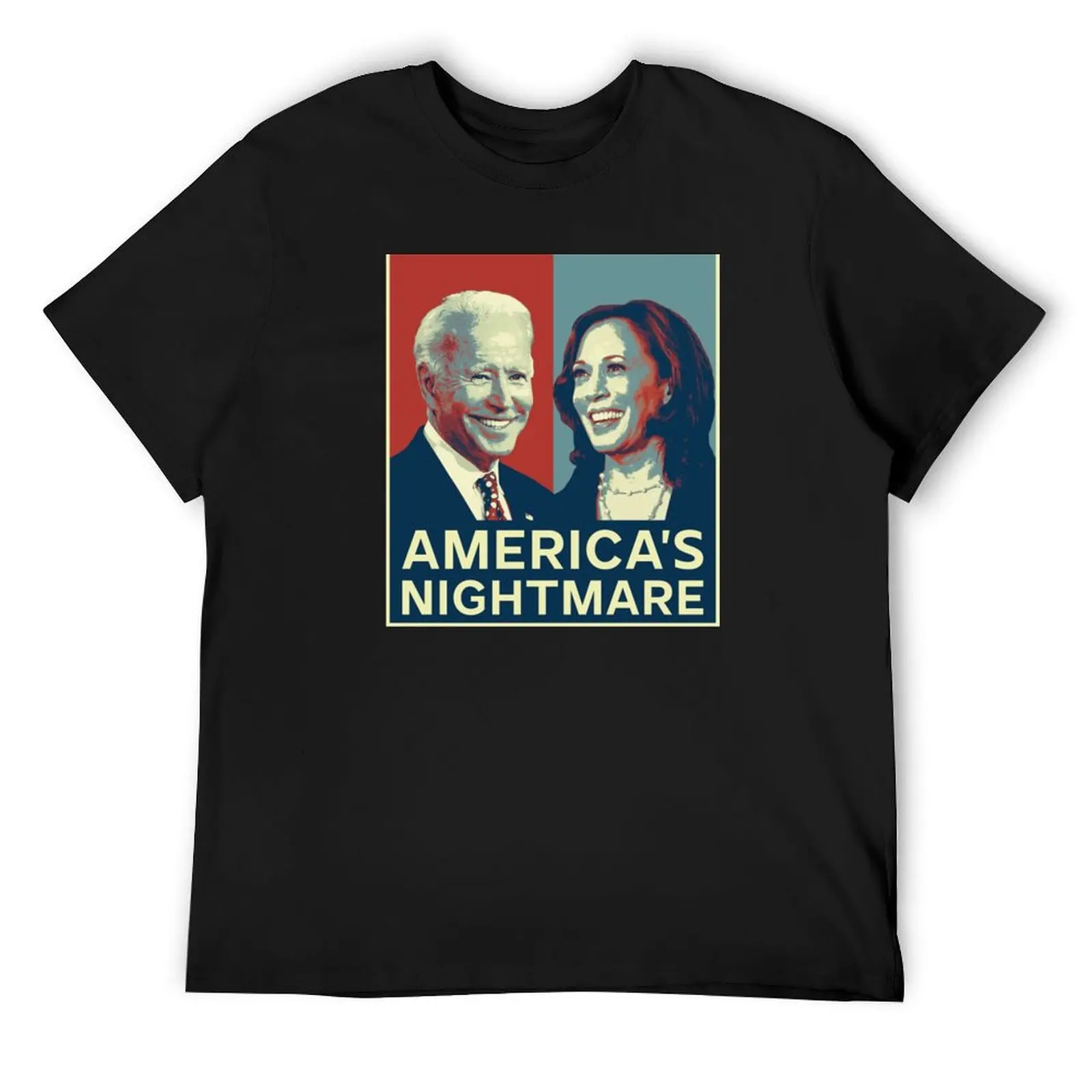 

America's Nightmare anti Biden harris T-Shirt shirts graphic tees sweat oversize t-shirts man anime t shirts outfits for men