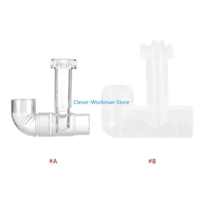 

24TD Enhances Aquarium Water Quality with Plastic Transparently Pipe Spin Skimmer Aquarium Fish Filter Cleaning Parts