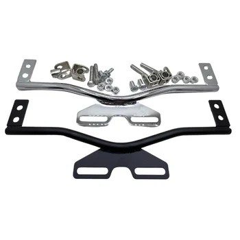 Für Choppers Harley Triumph Honda Universal Motorrad Scheinwerfer Halterung Blinker Spot Lampe Bar Hilfs Halter Halterung