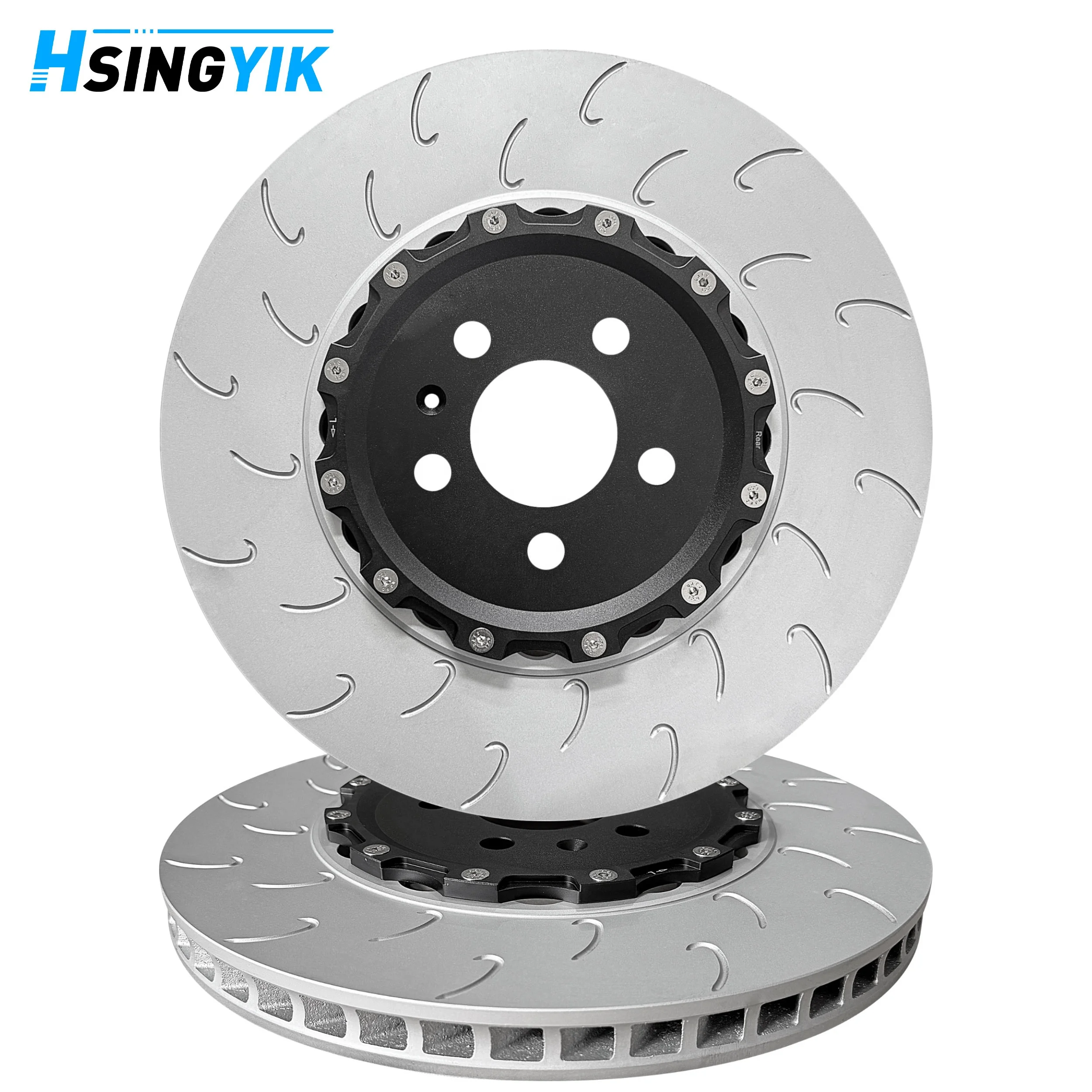 4K0615601A 370X30Mm High Performance 2-Piece Rear Brake Rotor Disc Replacement For Audi RSQ8 RS6 RS7
