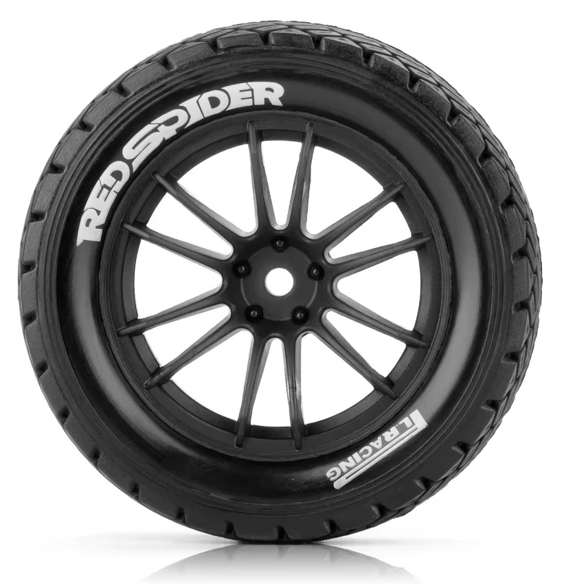 RC Rally Wheel Tire Set 12mm Hex Hub, Off‑Road Buggy Replacement Wheels for 1/10 1/12 1/14 Tamiya WLtoys ARRMA KYOSHO HSP RC Mod