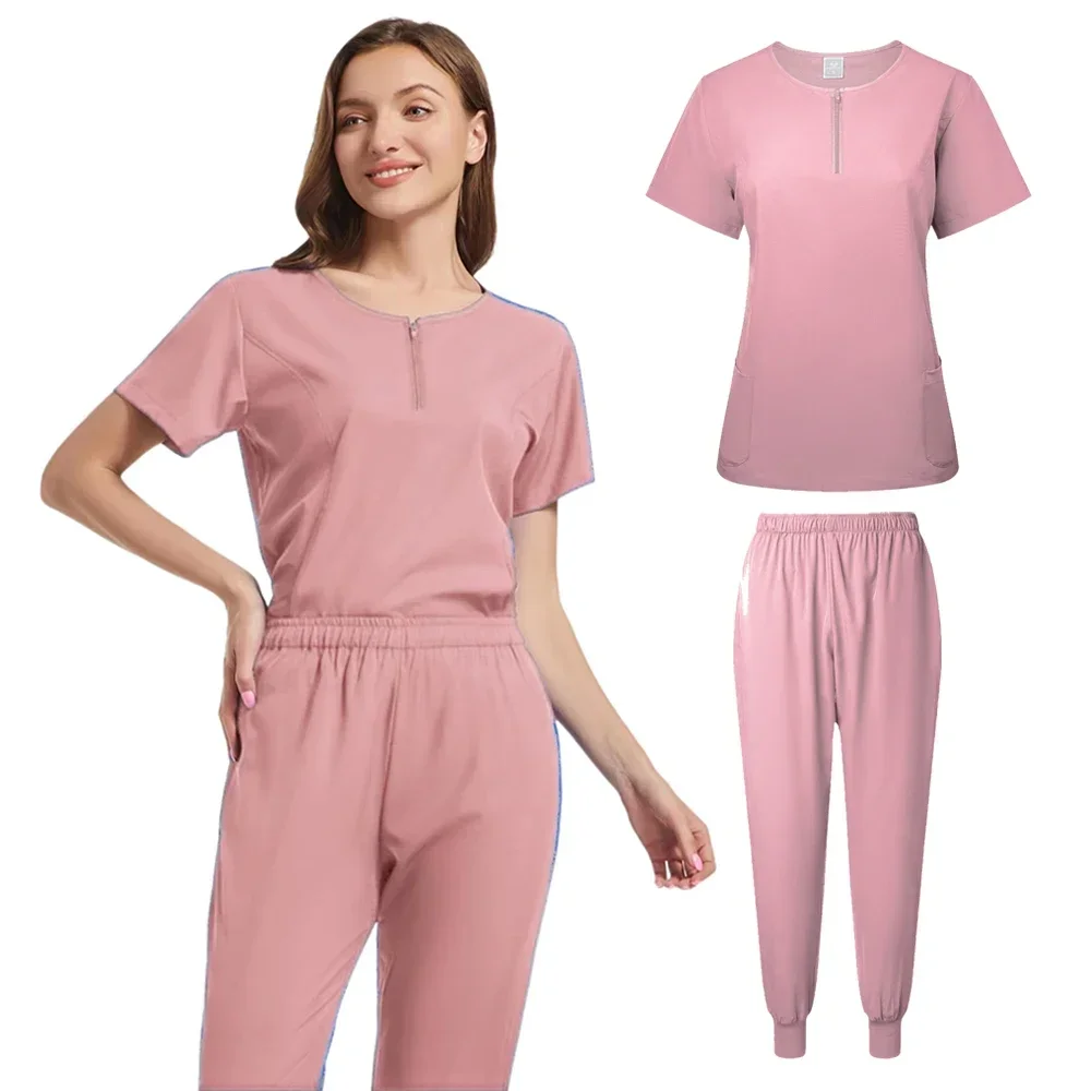 مجموعات زي الدعك للنساء الطبيبات ، ركض تقشير طبيب الأسنان ، ممرضة سباندكس وبلوزة رايون ، ملابس الطبيب ، مجموعة من البلوزات