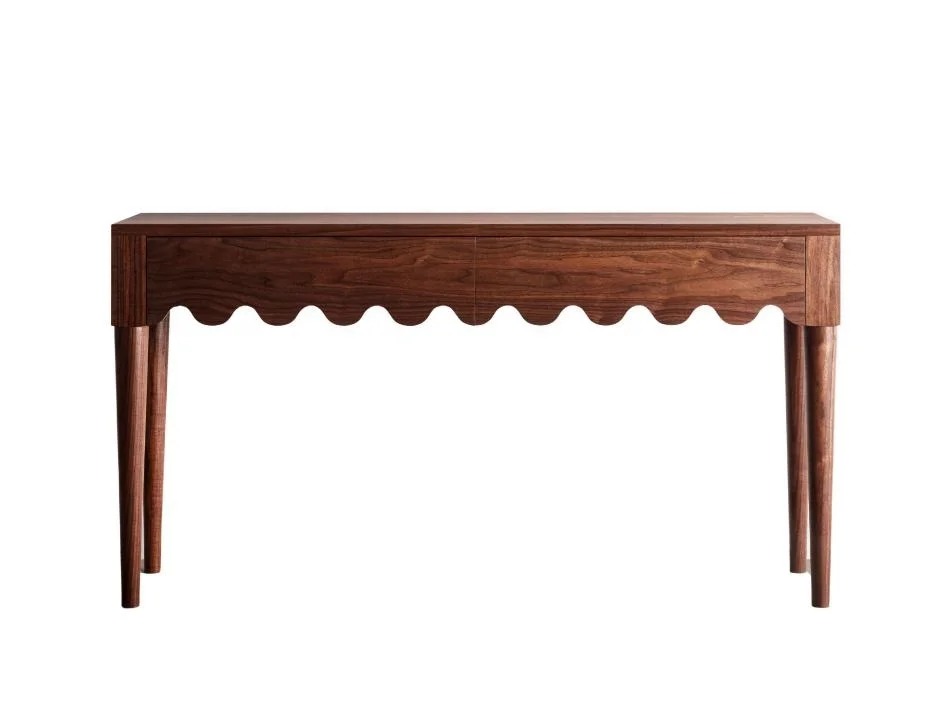 

*Nordic Modern Minimalist American Style Black Walnut Wood Desk Writing Desk Computer Desk