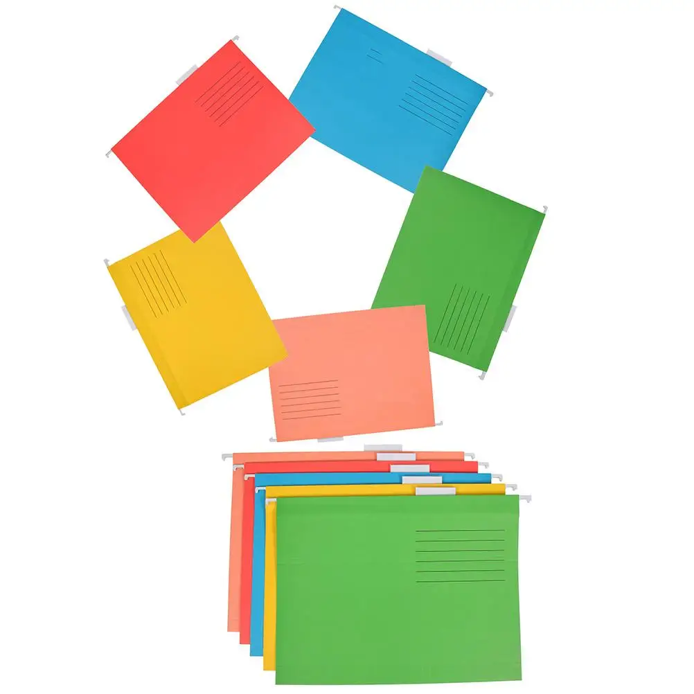 10 Pcs Hanging Labor Folder Folders for Filing Cabinet Frame File Bills Holder Drawer