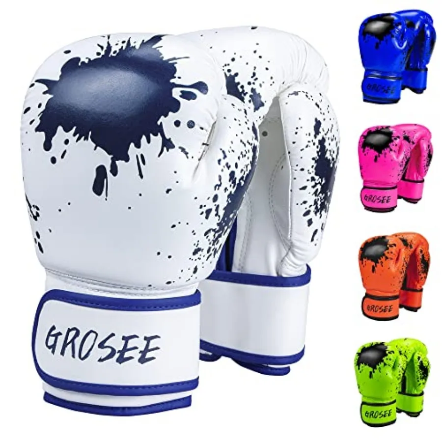 

Boxing Glove, Youth, Boys and Girls Training Sparring Gloves for Punching Bag, Kickboxing, Muay Thai, MMA, Gift for Age 6-15 Ye