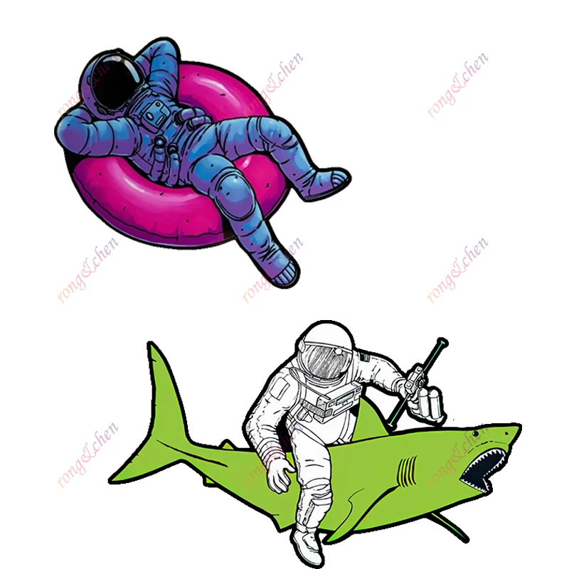 

Cartoon Car StickerStarry Sky Astronauts for Car Motorcycle Racing Helmet Laptop Trunk Body Car Window Surfboard PVC Vinyl Decal