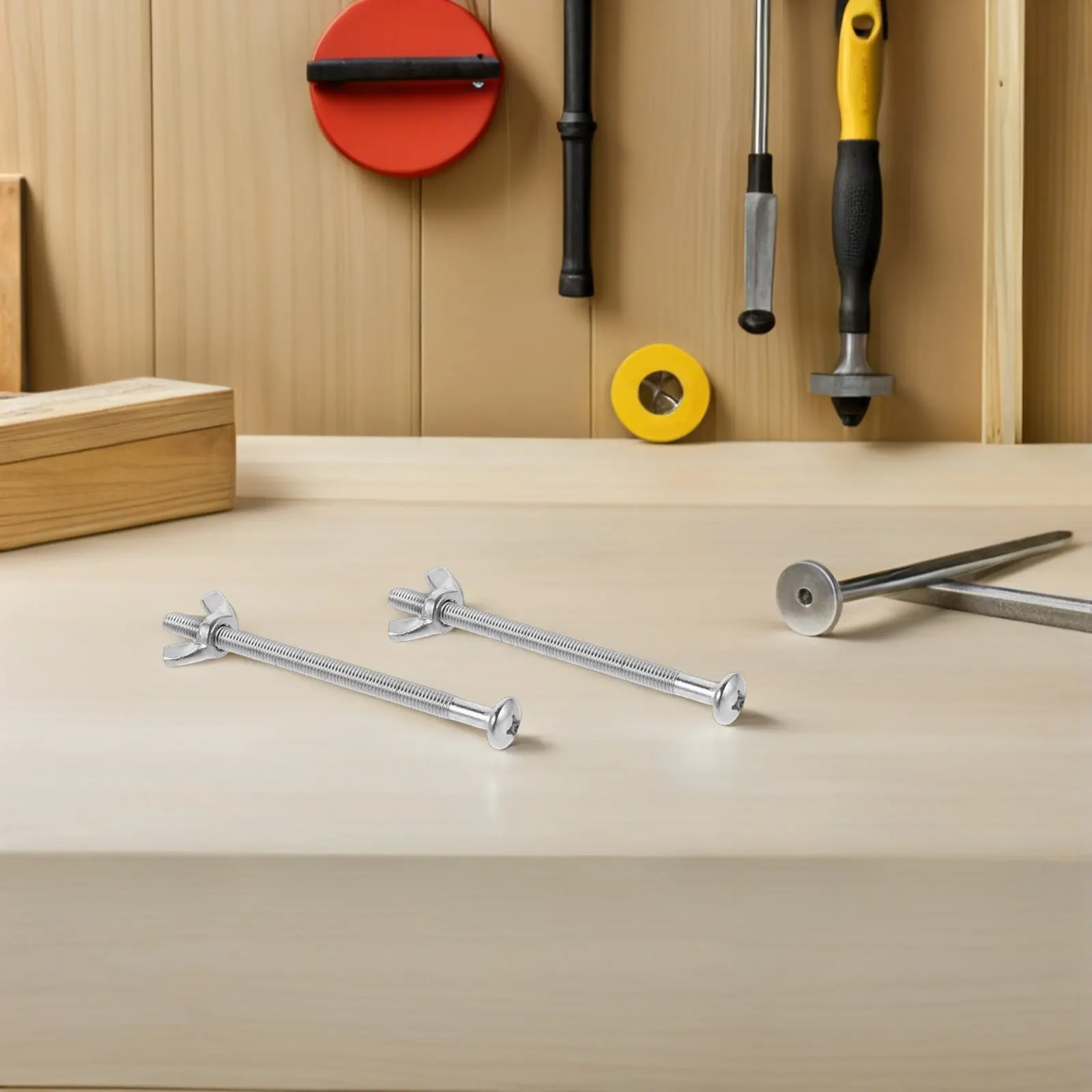 

1Set Toilet Tank Bolt Kit Universal Heavy Duty Stainless Steel Tank to Bowl Bolts Gasket Repair Kit Toilet Seat Screws