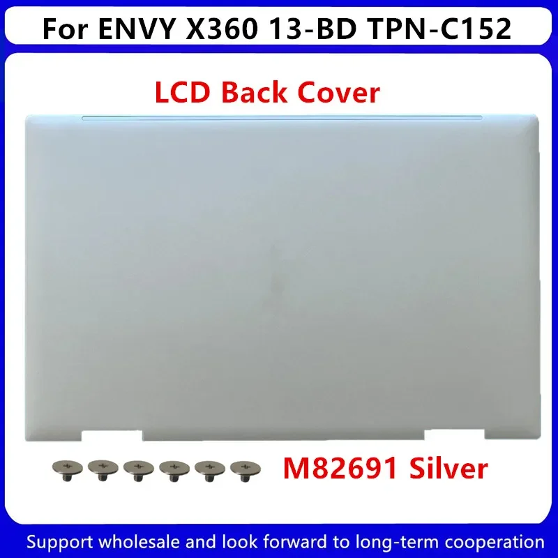 New For HP ENVY X360 13-BD TPN-C152 LCD Back Cover M82691 Silver