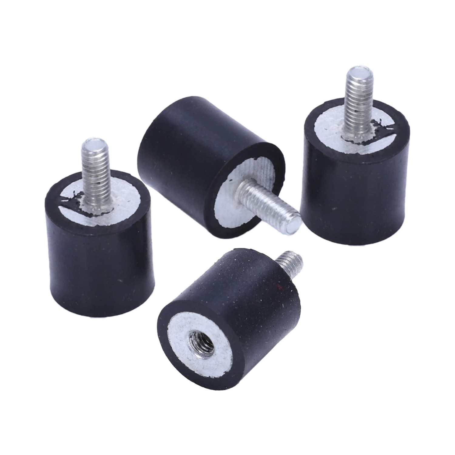 

4pcs M4 Outside Inside Anti Vibration Rubber Buffer Insulator Attachment 15mmx15mm