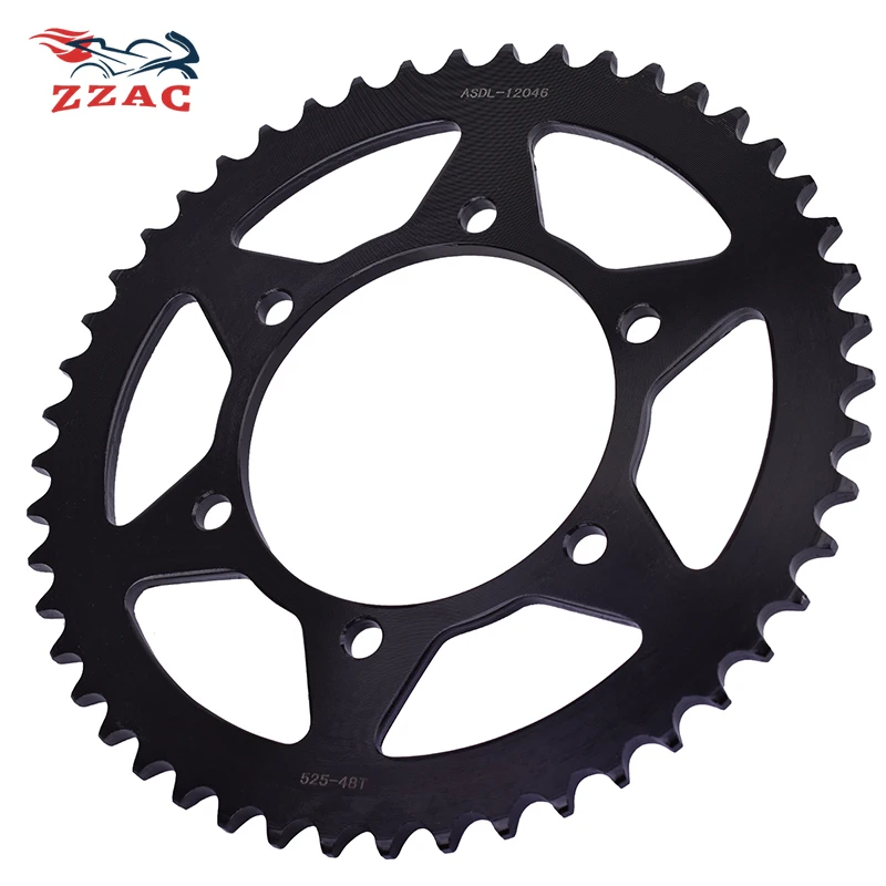 525 48T Motorcycle Rear Sprocket Staring Wheel For YAMAHA YZF 600 R6 YZF600 YZF-R6 5SL 2003-2005 YZF-R6 S YZF-R6S 2006-2010